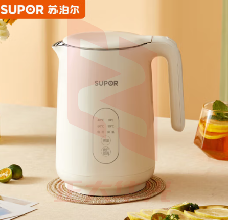 苏泊尔 SUPOR SW-15T70A 1.5L容量烧水壶 数字显温 触控操作 5段调温电热水壶保温电水壶XTGM202307021301338
