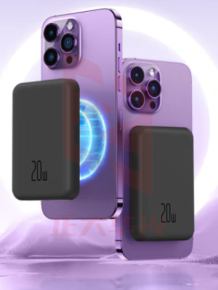 品胜严选 苹果PD20W磁吸充电宝Magsafe迷你10000mAh双向无线快充移动电源适用苹果14ProMax/13/12/11/X手机 魔幻黑   (XTGM202307201515576)