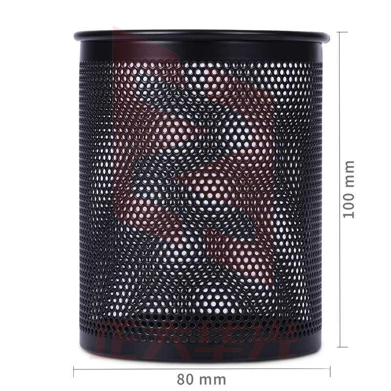 得力909笔筒(黑)(只)XTGM04101308346546