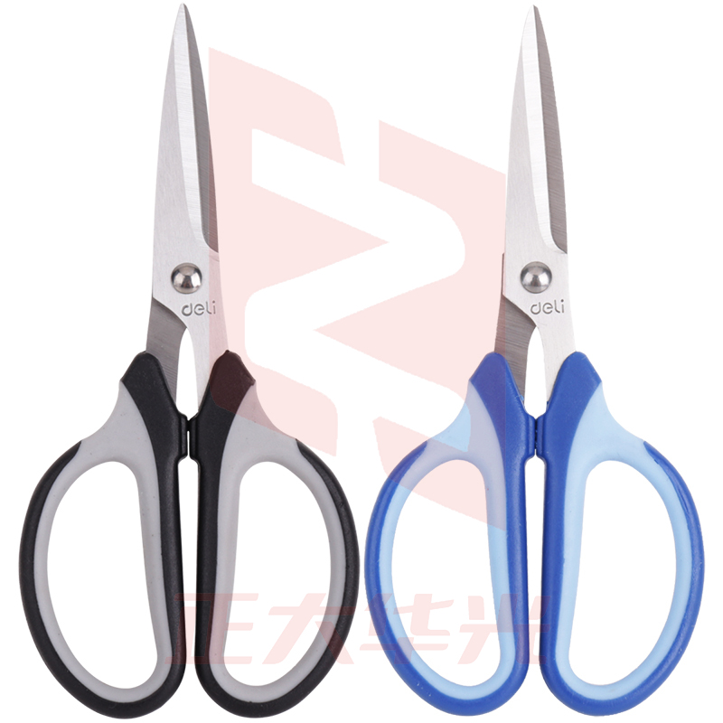 得力6018剪刀(蓝黑2色，颜色备注)XTGM02200915586058