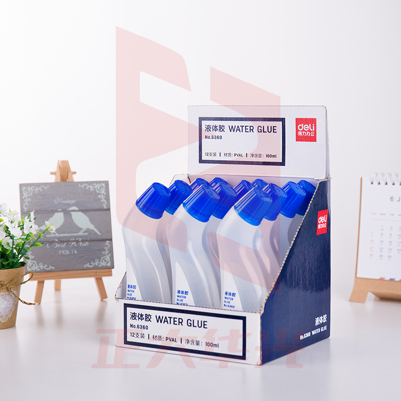 得力6360液体胶(透明)(12支/盒)XTGM03011426349000