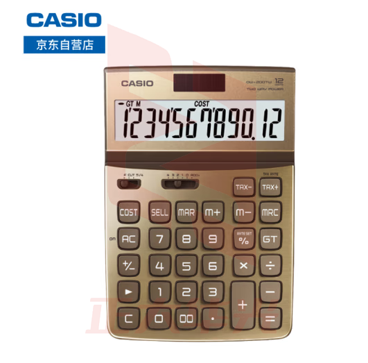 卡西欧(CASIO) DW-200TW-GD魅雅系列 大型计算器 尊贵金 XTGM202305251542350