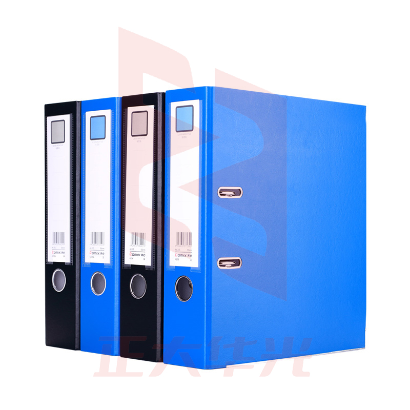 齐心 A206N 办公必备欧式快劳夹 A4 3寸(蓝黑2色，颜色备注)  XTGM02090823515242