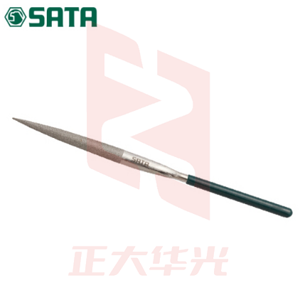 世达(SATA)金刚石尖头半圆锉5x180MM/尖头半圆锉刀挫刀木工圆挫刀合金03852