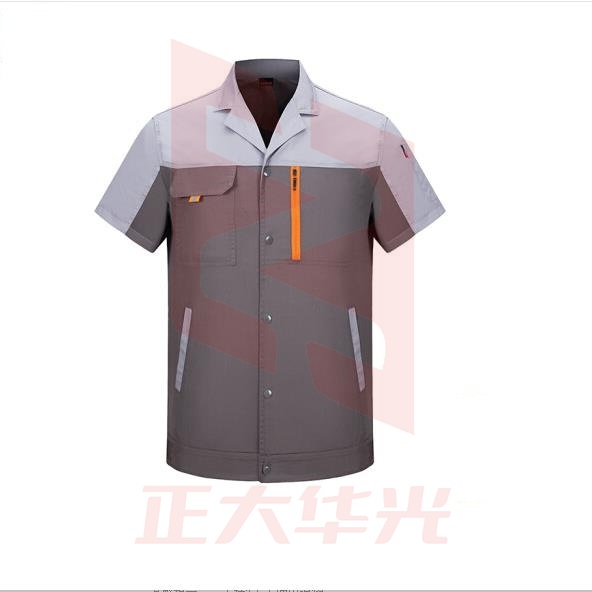 工作服短袖上衣   男女车间夏季工程服劳保工服 单上衣 XTGM202303231538512