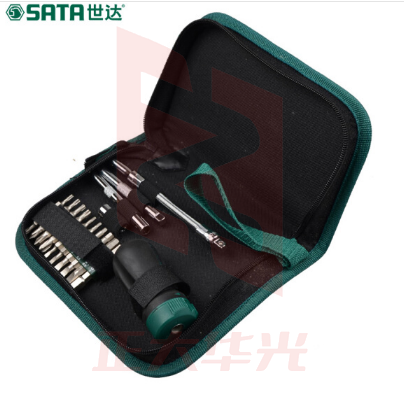 世达(SATA)25件短柄棘轮螺丝批组套货号09342