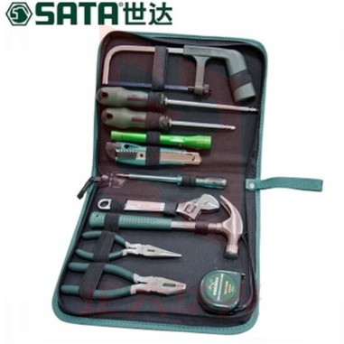 世达(SATA)11件基本组套/家用五金工具 基本组套 电工综合组套11件套装06003