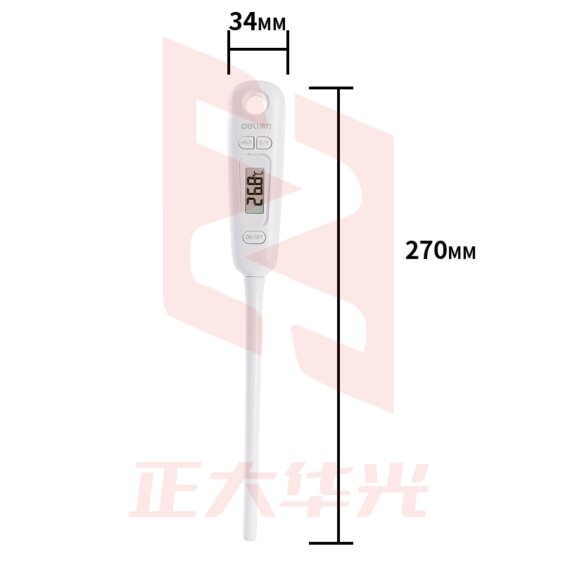 得力8897直插式食品温度计(白)(只)XTGM04071525272147