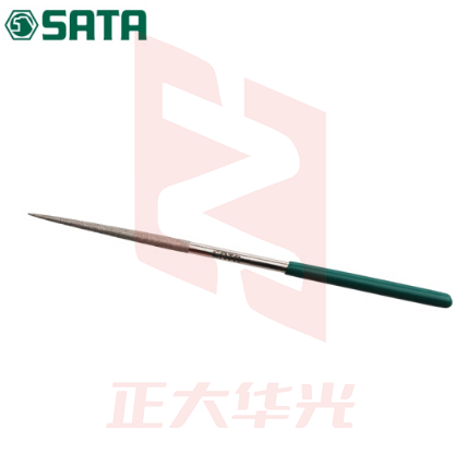 世达(SATA)金刚石尖头圆锉5x180MM/ 尖头圆锉金刚石锉刀合金钢挫刀矬子03855