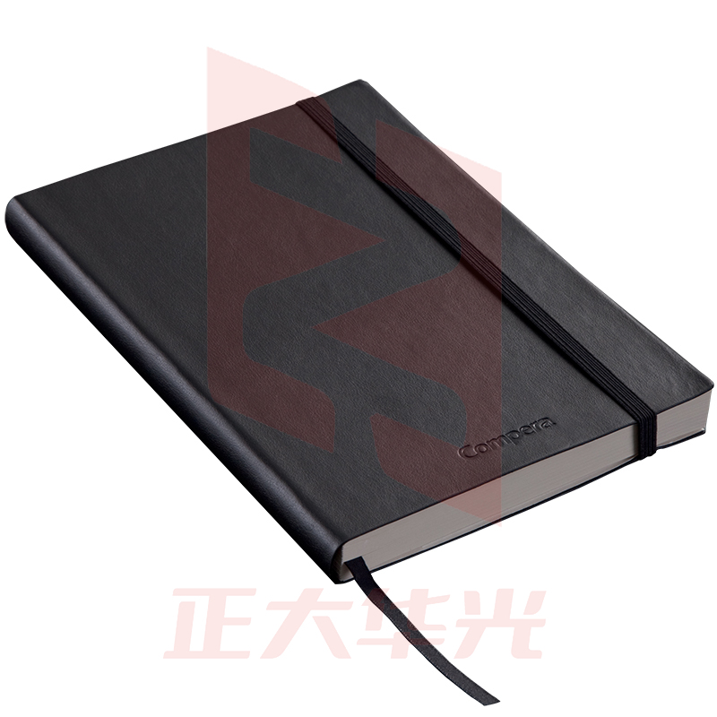 齐心 C8003 Compera 皮面笔记本 A6 146张(黑色)XTGM05211337174321