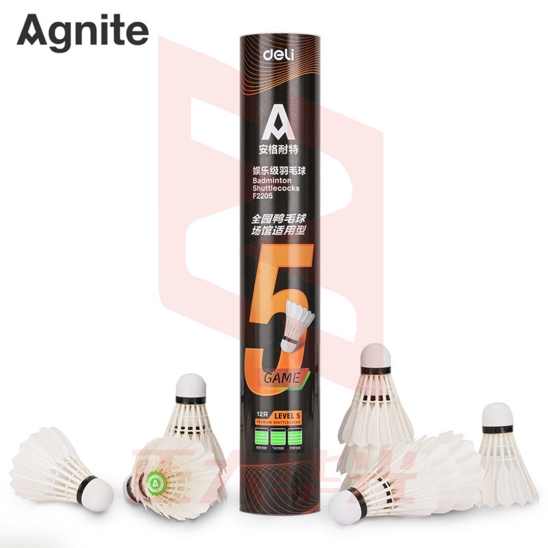 安格耐特F2205全圆羽毛球(白色)(12只/筒)XTGM202303310925474