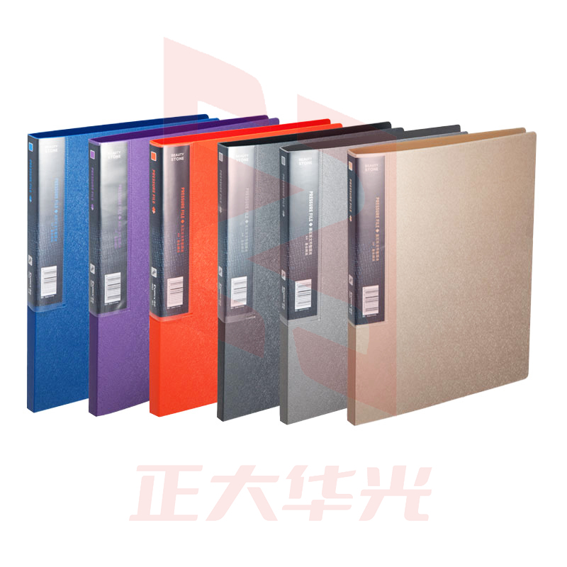 齐心 A623 美石轻便夹 A4 单长押夹XTGM05211638536294