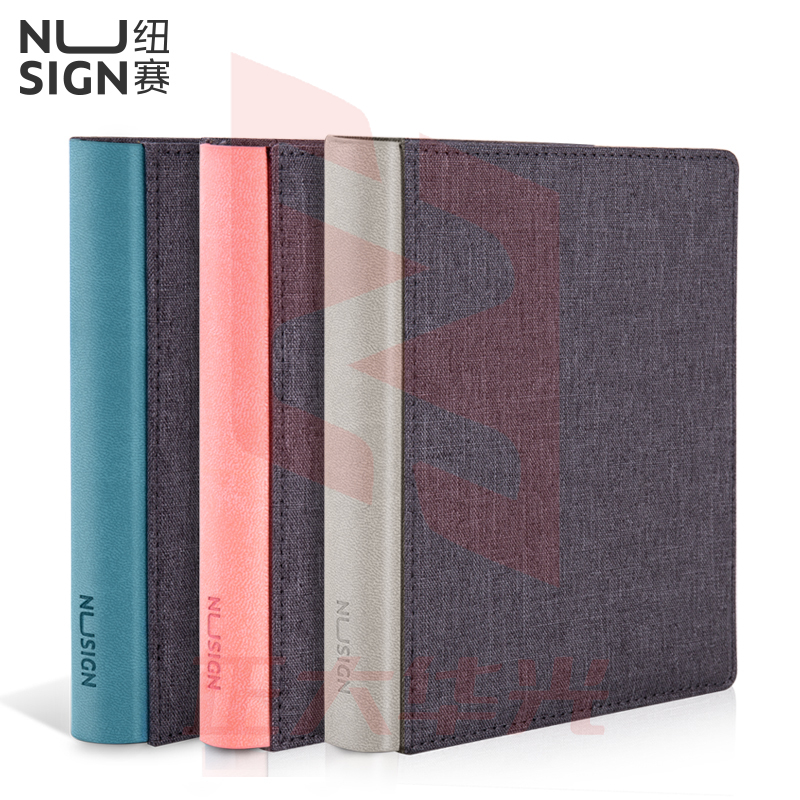 纽赛(NUSIGN)NS245 迷你64K/80页可换芯布艺笔记本 空白+方格内页 单本装颜色随机   XTGM202301291532053