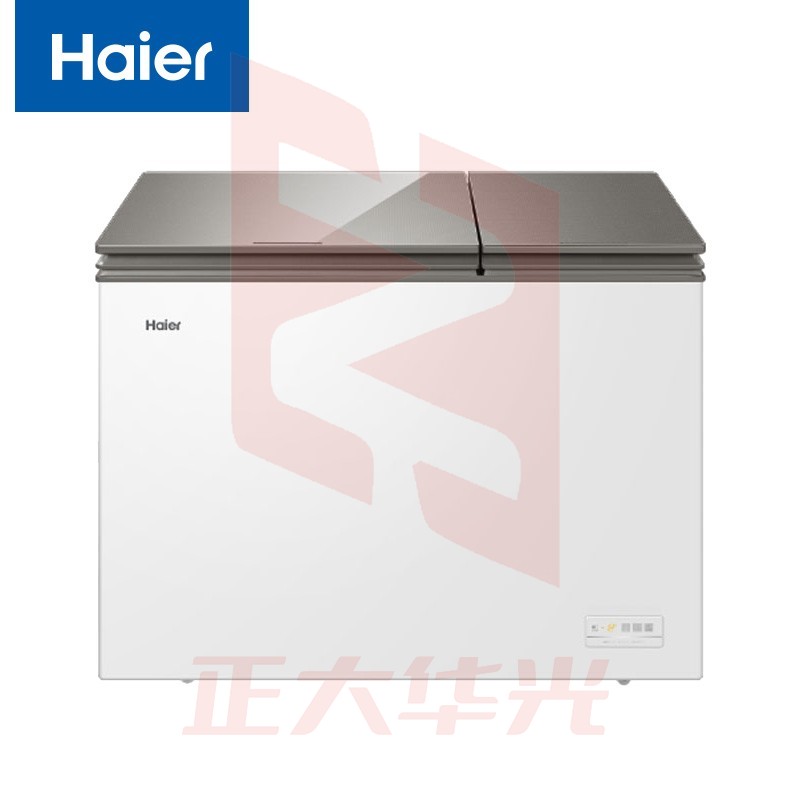 海尔(Haier)FCD-212XER 卧式冰柜212升大冷冻小冷藏 减霜80%节能冷冻保鲜 双温双箱冷柜 (XTGM2023082311192012)
