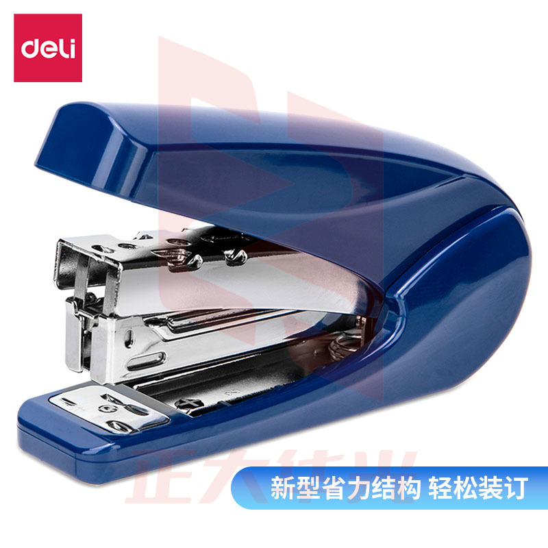 得力0421省力订书机(黑蓝2色，颜色备注)XTGM02191552166045