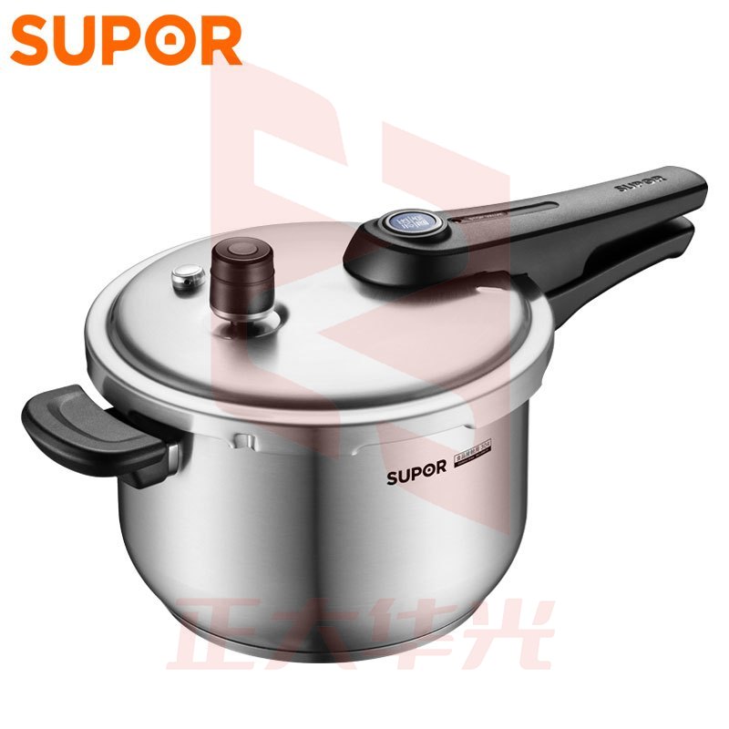 苏泊尔YW22S1 蓝眼不锈钢压力锅 22cm 5.2L    XTGM2023070213013511