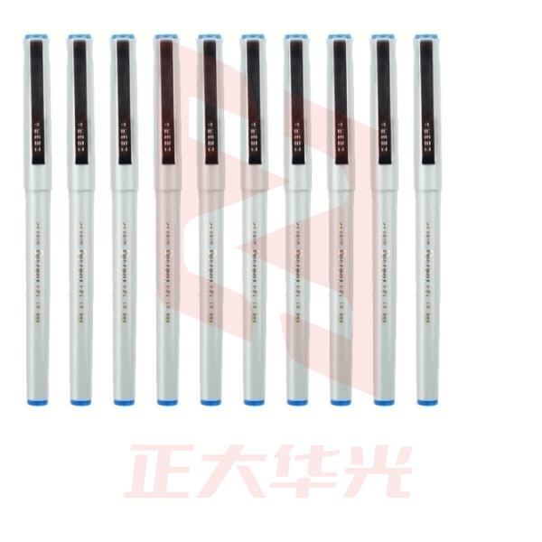 斑马牌(ZEBRA)BE-100-BL 会议签字笔中性笔 0.5mm 蓝色(12支装)     XTGM202303301016584