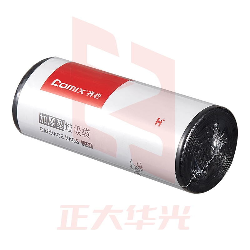 齐心 L104 加厚垃圾袋 30个装50*60cm黑XTGM05121610327821
