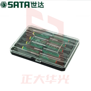 世达(SATA)15件综合微型螺丝批组套货号09317