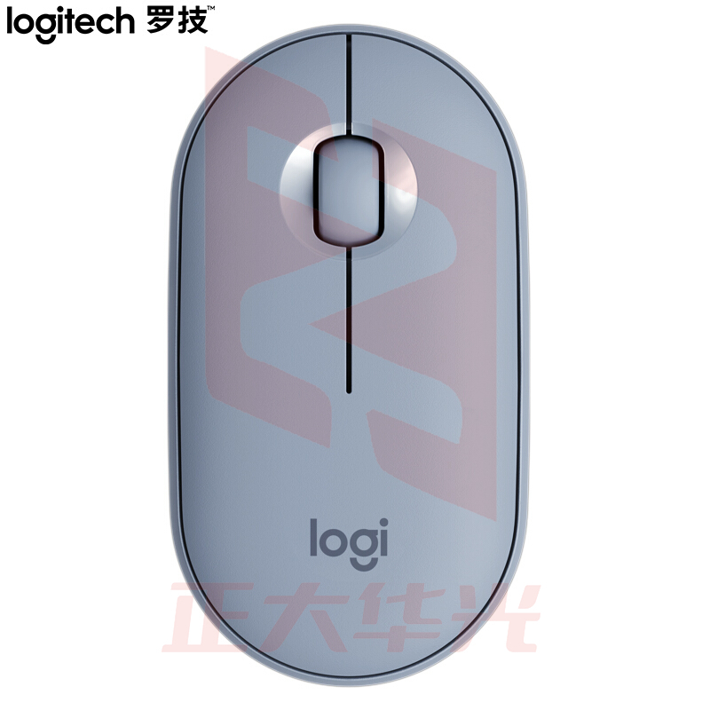 罗技(Logitech)Pebble鹅卵石 鼠标 无线蓝牙鼠标 办公鼠标 静音鼠标  便携鼠标 对称鼠标 蓝 (XTGM202307211313413)