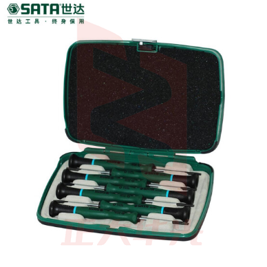 世达(SATA)7件花形微型螺丝批组套货号09315