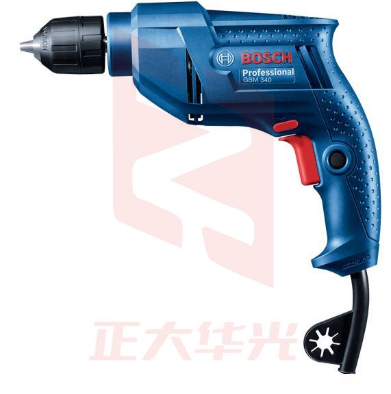 博世 手电钻电钻手枪钻可调速  GBM 340 10毫米 (XTGM202307241610506)