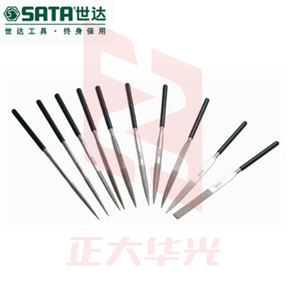 世达(SATA)10件套金刚石整形锉4x160MM/打磨小工具套装钢锉03830    XTGM202306291553443