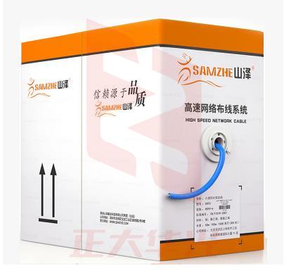 山泽(SAMZHE)六类网线非屏蔽纯铜无氧铜高速CAT6千兆网线 SZ-T6305 305米 (XTGM202307230813543)