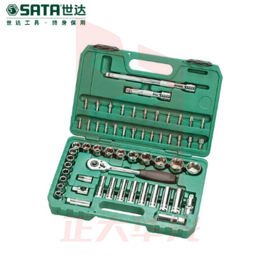 世达(SATA)58件12.5MM系列套筒组套 货号09007