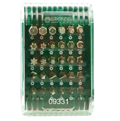 世达(SATA)30件套6.3系列手动旋具头组套货号09331