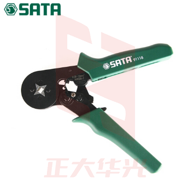 世达(SATA)自调式欧式端子压接钳7"  91118