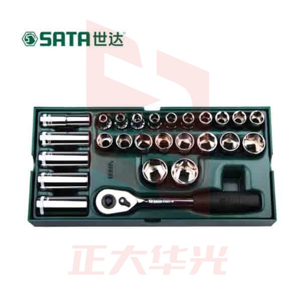 世达(SATA)工具托组套-26件12.5MM系列套筒 09915