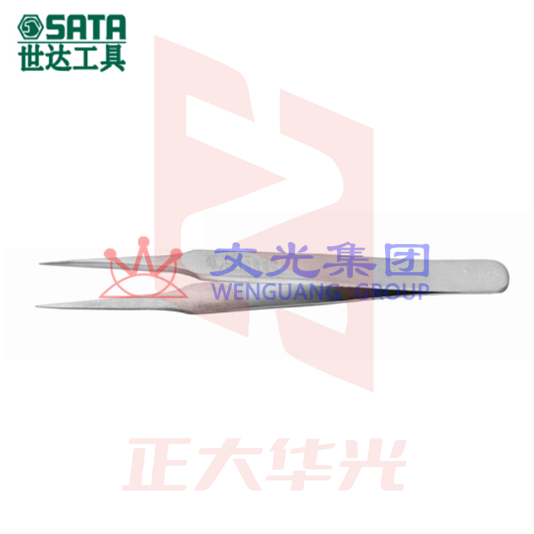 世达(SATA)   03105	微尖头镊子115MM