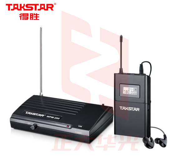 得胜(TAKSTAR) WPM-200 无线耳返系统录音棚 现场播音收听舞台返送 接收器+发射器    XTGM2023071815173513