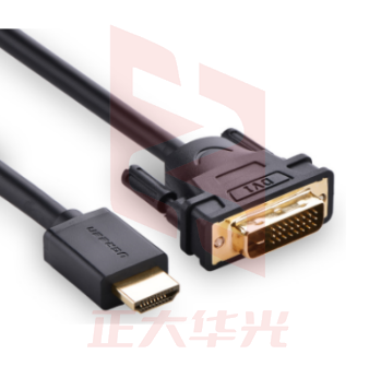 绿联(UGREEN) 10135 HDMI转DVI转换线 2米 黑色 XTGM202302111247100