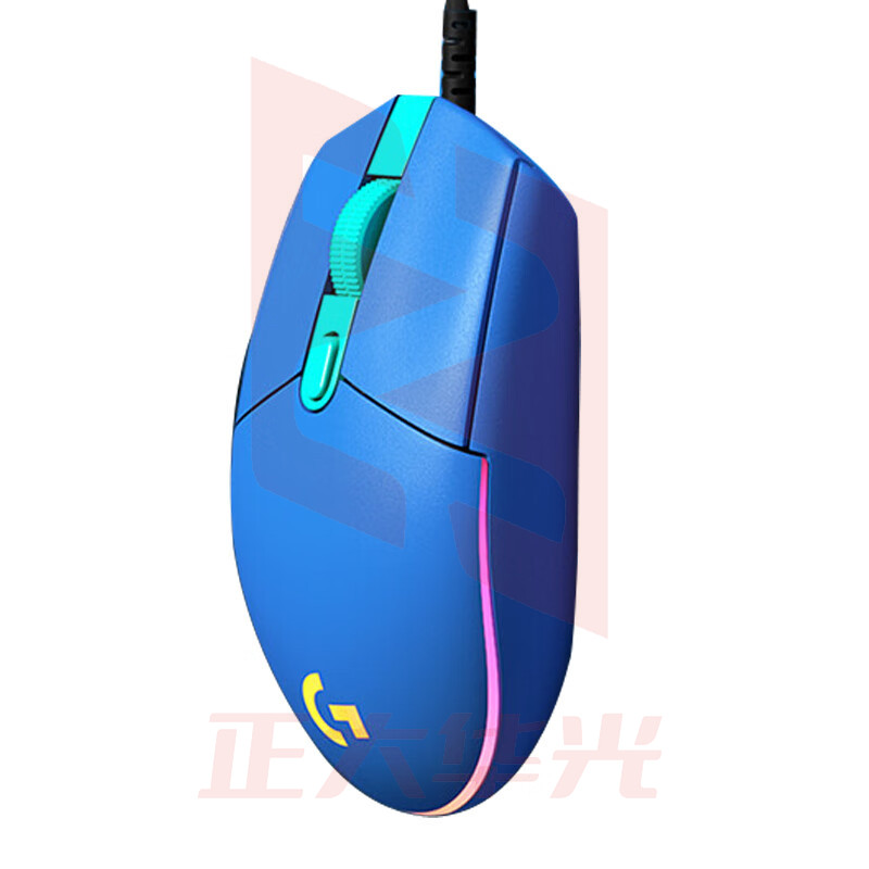 罗技(logitech)G102 LIGHTSYNC 游戏鼠标 (蓝色)(XTGM202307211317580)