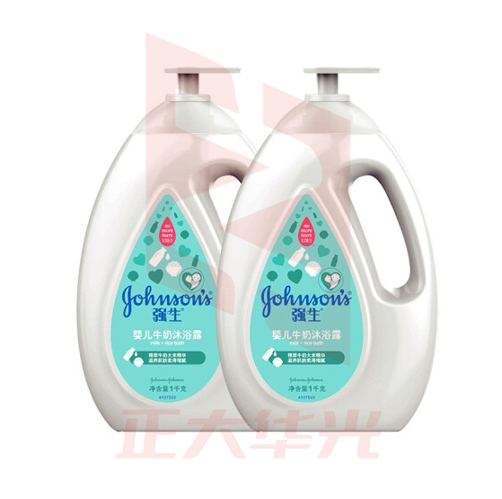 强生 婴儿牛奶沐浴露1千克*2 套装儿童沐浴液XTGM202306211143252