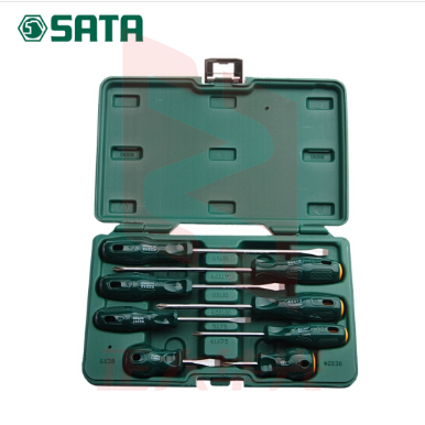 世达(SATA)8件A系列一字、十字螺丝批组套货号09306