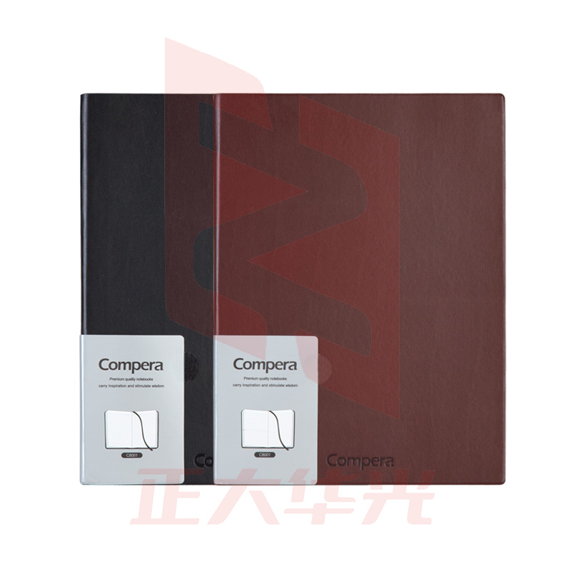 齐心 C8001 Compera 皮面笔记本 B5 154张(黑棕2色，颜色备注)  XTGM02031010132745
