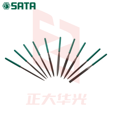 世达(SATA)10件套什锦锉4x160MM /十件套什锦锉4X160MM多功能修整锉刀03802     XTGM2023062915534810