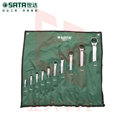 世达(SATA)10件全抛光双梅花扳手组套 货号08012