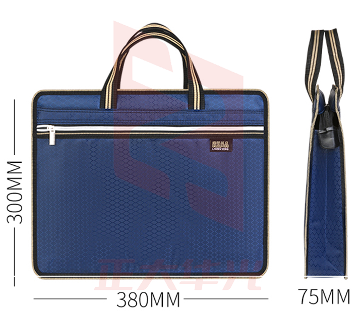 齐心(Comix) 手提收纳袋/文件袋/双层事务包拉链袋 文件资料收纳包 A4 (10个起售)XTGM202304101352070