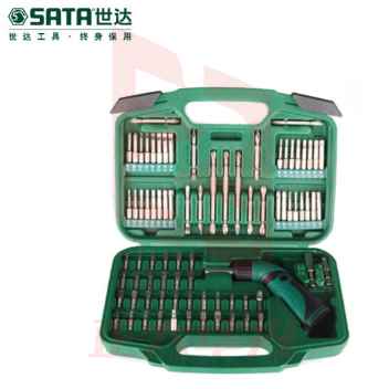 世达(SATA)80件6.3MM系列旋具头组套货号09326