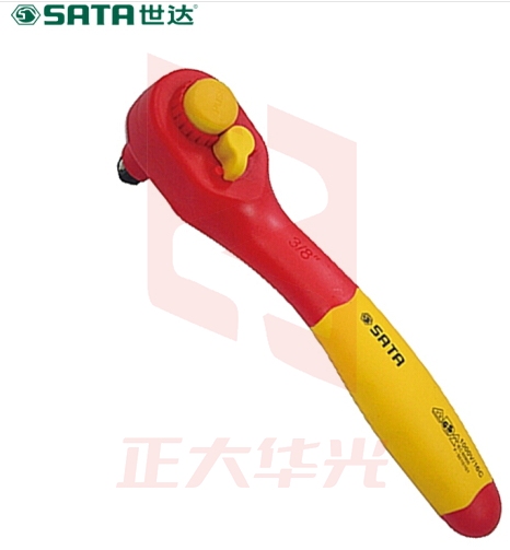 世达(SATA)10MM系列VDE绝缘快速脱落棘轮扳手200MM  12982