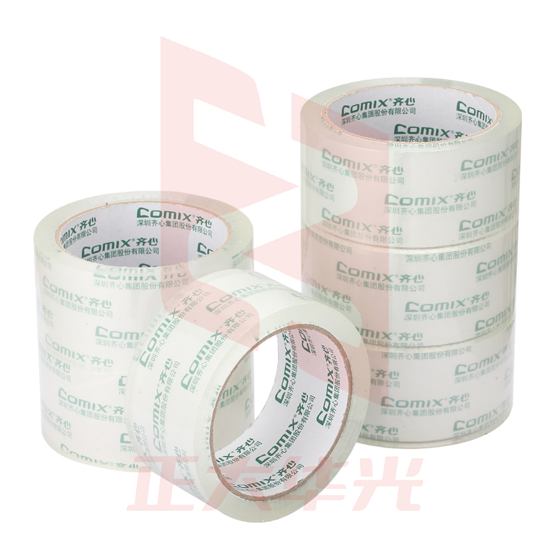 齐心  JT5506-6 超透封箱胶带 6卷/筒 XTGM05151546379630