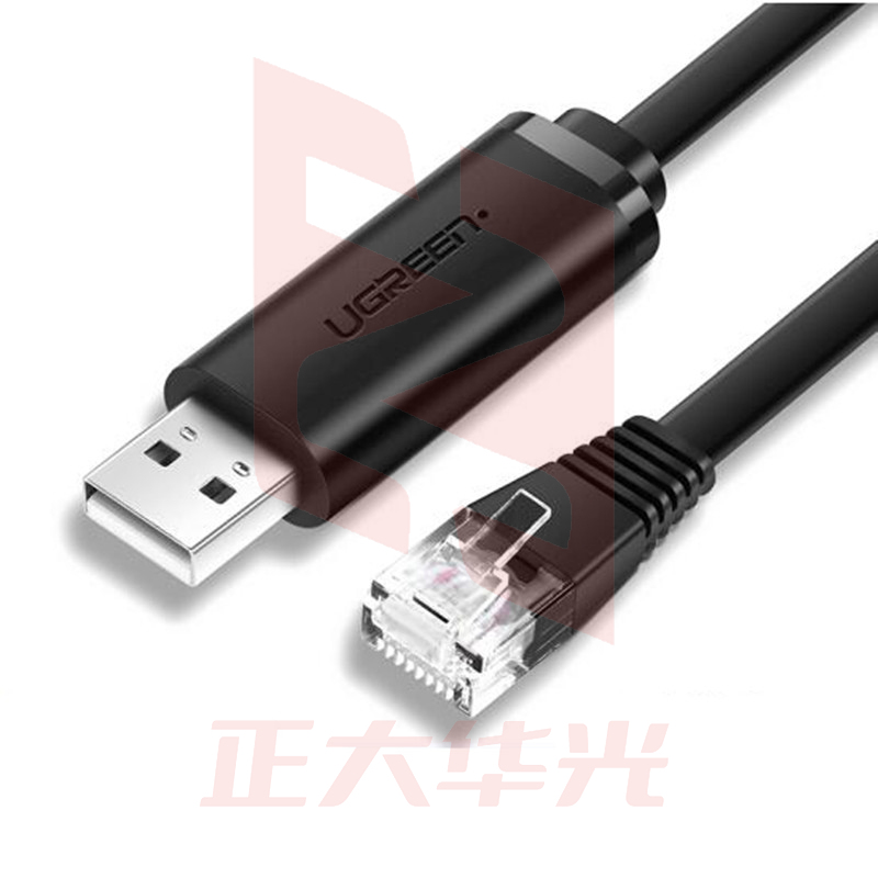 绿联(UGREEN) 60813 USB转RJ45Console调试线 3m   (XTGM202307171029174)