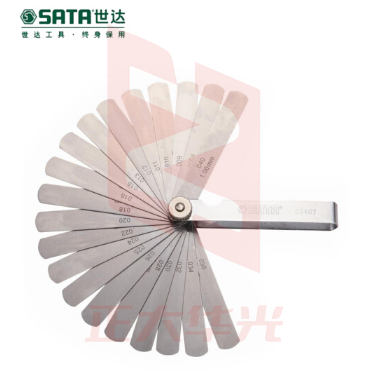 世达(SATA)32件套公英制塞尺0.02-1.00MM货号09407