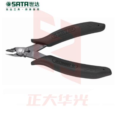 世达(SATA)防静电手柄附安全挡片斜口钳5"货号 75103