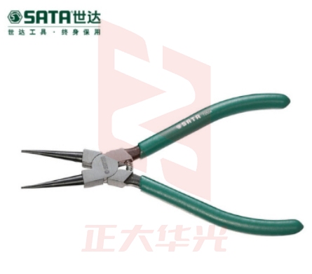 世达(SATA)穴用直口卡簧钳7"货号 72004