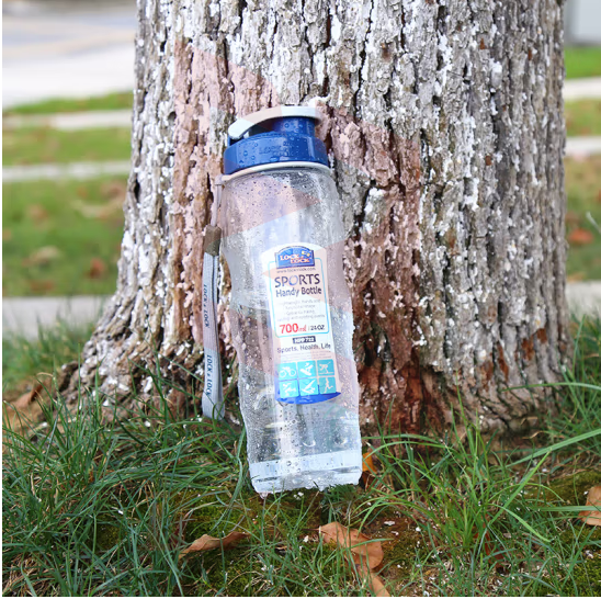 乐扣乐扣(LOCK&LOCK) 便携式大容量防漏塑料杯运动水杯塑料壶700ML透明HPP722 (XTGM202308111436144)